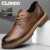 Men's leather shoes