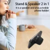 Mini Wireless Speaker Multifunctional Bluetooth Speaker Strong Magnet Magnetic Fabric Stand For Cell Phone Computer Outdoor