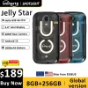 Unihertz Jelly Star Mini Smartphone Android 13 8GB 256GB Led Light Unlocked Transparent Backshell Cellphones 48MP Portable Phone