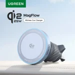 UGREEN Qi2 25W 15W Magnetic Car Phone Holder Wireless Charger Stand For iPhone 17 16 15 Pro Max Charging for Magsafe Car Charger