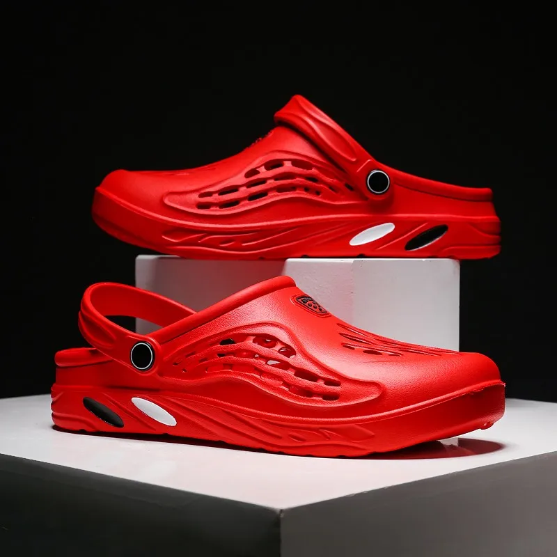 Men Sandals Summer Clogs EVA Garden Slippers Hole Shoes Beach Platform Sandals Couple Indoor House Bathroom Slides Plus Size 49 - Image 6