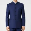 Classic Fit Men's Single-Breasted Suit Blazer Jacket for Wedding, Business & Office