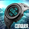 Men's sports watch, outdoor mountaineering and running digital countdown electronic men's watch, student's first choice LED clock