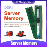 ENvinda Server Memory DDR4 Ram 16GB 4GB 8GB 32GB PC4 2400MHz 2133MHz 2666MHz 2133P 2400T 2666V REG ECC Support X99 Motherboard