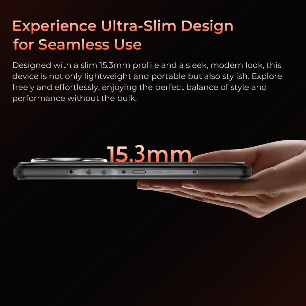 Oukitel WP55 11000mAh 5G Rugged Smartphone 36GB(12+24)+256GB Cell Phone Android 15, 108MP Camera NFC Fingerprint Mobile Phone - Image 3