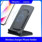 Wireless Charger Phone Holder Desktop Dock Stand For iPhone 16 15 14 13 12 Pro Max Plus Samsung S25 Xiaomi Fast Charging Station