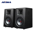 AIYIMA P600 6.5 Inch Passive Speaker Wood Carbon Fiber Woofer Silk Tweeter Bookshelf Speaker for Hifi Amplifier Home Theater