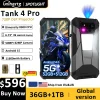 Unihertz by 8849 Tank 4 pro 5G Phone Built-in 720P Projector Dimensity 8300 16GB/18GB 3k AMOLED 11600mAh IP68/IP69