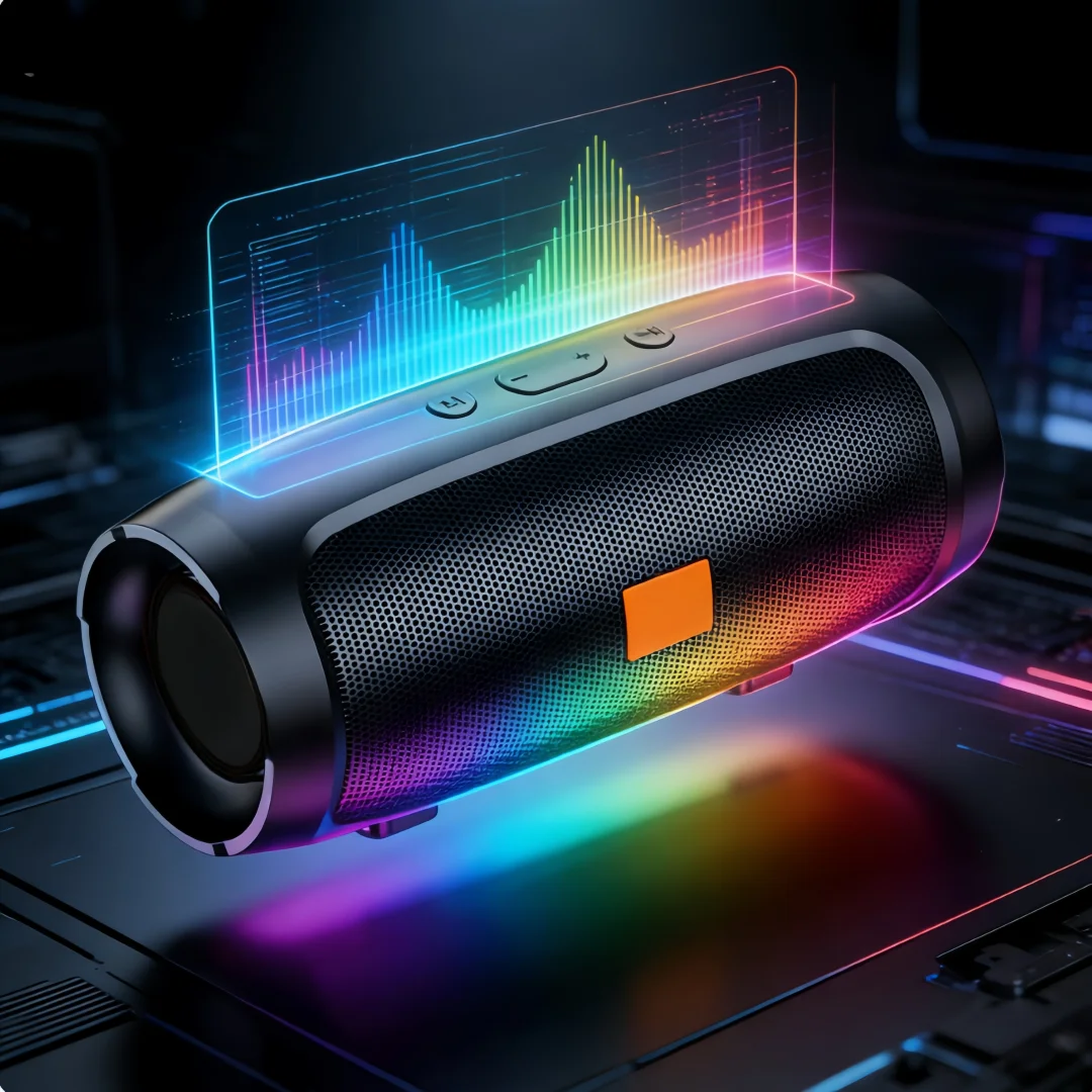 J007 Subwoofer Bluetooth Speakers Outdoor Stereo Surround Waterproof Loudspeaker Wireless Sound Box Support FM Radio TF Card