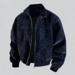 2025 Autumn and Winter New Jacket Men's Stand Up Collar Jacket Loose, Comfortable, Versatile, Handsome, High-quality Jacket Men