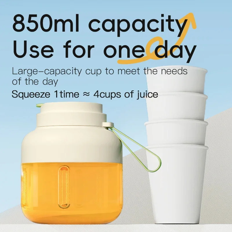 TINSOL Portable Juicer Cup Smoothie Blender 12 Knife Blender Bottle Home Fruit Juicer Cup USB Rechargeable Juicer Kitchen Tool - Image 2