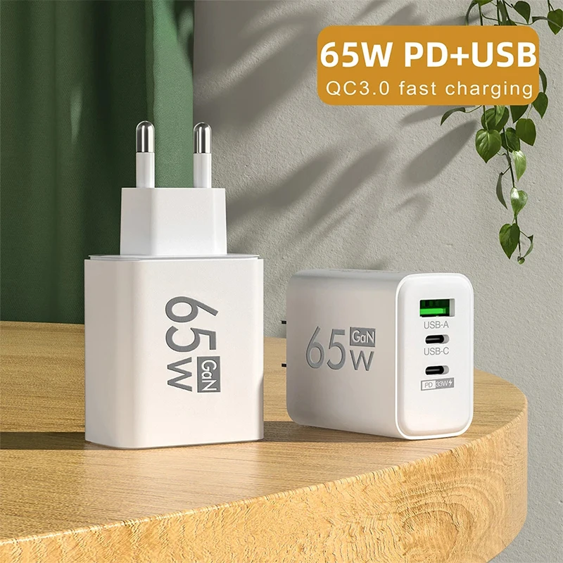 GaN Fast Charging 65W USB Type C Charger EU KR PD 3.0 Quick Charge Wall For Phone Adapter For iPhone 15 Xiaomi Huawei Samsung - Image 6