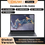 CHUWI CoreBook X Gaming Laptop AMD R5-7430U 6 Cores 14.1 inch FHD IPS Screen 16GB DDR4 RAM 512GB SSD UP to 4.3 Ghz Notebook