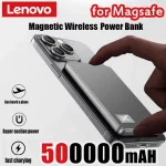 Lenovo Magnetic Power Bank 500000mAh Portable Wireless PD22.5W Fast Charging External Battery for Magsafe For iPhone Samsung