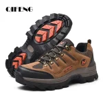Winter Male Leather Casual Shoes Outdoor Summer Men Non Slip Lace Up Trekking Sneakers Winter Warm Cowboy Hiking Footwear Adult