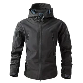 Men's Winter Autumn Softshell Fleece Jackets Windproof Outdoor Fishing Hiking Hunting Thermal Camping Cargo Coats Warm M-5XL