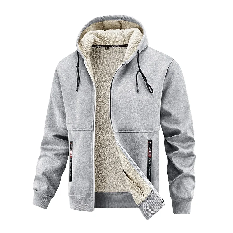 2025 Autumn and Winter New Lamb Fleece Jacket for Men, Comfortable, High Quality, Fashionable, with Fleece Warm Jacket for Men - Image 6