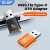 USB 3.1 To Type C OTG Adapter USB A Male to USB C Female Cable Converters For Macbook Samsung S10 Huawei Headphone USB To Type-c