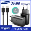 SAMSUNG 25W Charger 45W Adapter PD Type C Super Fast Charging Samsung Galaxy S25 S24 S23 S22 Ultra S21 A54 A34 Power Chargeur EU