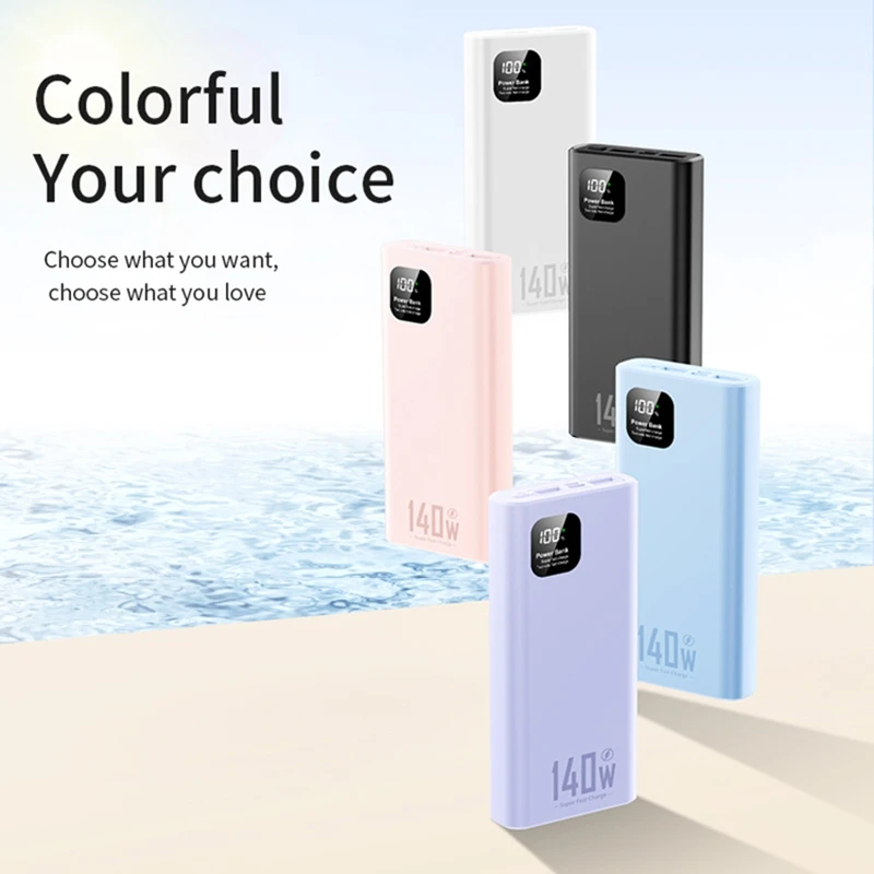 140W 500000mAh High Capacity Power Bank PD 22.5W Super Fast Charging Portable Battery Charger for iPhone 12-17 Samsung - Image 5