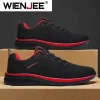 Men Running Walking Knit Shoe Casual Sneakers Breathable Sports Running Athletic Gym Lightweight Outdoor Women Shoes Size38-47