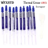 WFXSTD 10PCS New Thermal Grease Paste Compound Silicon Scraper CPU HeatSink Processor GPU Cooling silicone Fan Thermal Paste