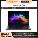CHUWI CoreBook Plus Laptop 16inch FHD Screen R5-7430U 6 Cores Gaming Laptop 16GB RAM 512GB SSD Metal Body Notebook With Cooler