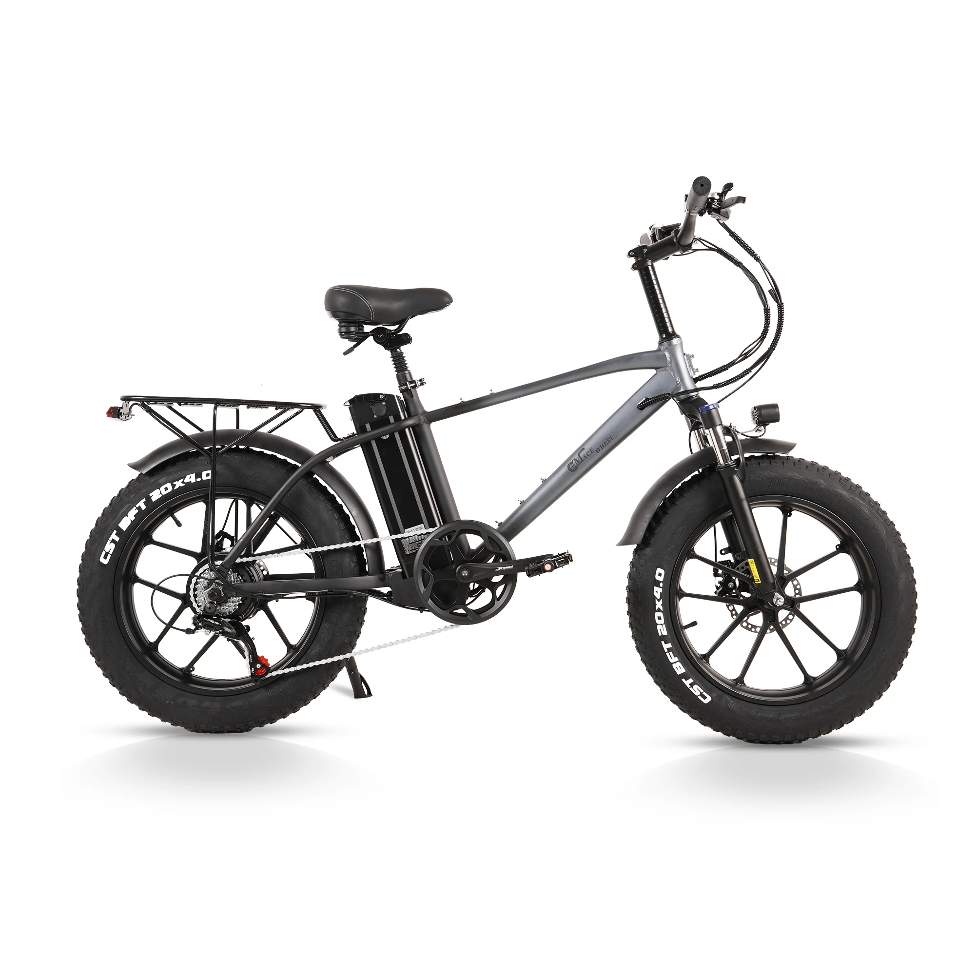 20 inch electric snowmobile 750W48V18AH lithium battery off-road fat tire electric mountain bike beach retro electric bike - Image 2