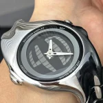 BENLYDESIGN GL570 Y2K Retro Digital Watch for Men BigTic Style Stainless Steel Polished Electronic Watches for Man