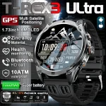 T-Rex 3 ULtra Military Grade 1000mAh Battery Smart Watch 10ATM Waterproof GPS call AMOLED HD Men 100+Sports 2025 New Smart watch