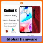Dual SIM Card Global firmware Xiaomi Redmi 8 Smartphone 6.22-inch Screen Snapdragon 439 Eight Core 4G LTE Used Phone