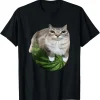 90s Y2k Watermelon Cat Silly Cat Meme T-Shirt A Hilarious Watermelon Print Shirt Is A Stylish Top Tee Women
