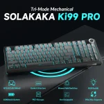 SOLAKAKA Ki99 Pro Bluetooth Wireless Keyboard 99 Keys Tri-mode Gasket Hot Swap RGB Customized Creamy Gaming Keyboard 10000mAh
