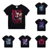 Vox Professional Gaslighter Hazbins Hotels Crazy Cotton Tees for Children Kids Loose Girl Boy Short Sleeve T Shirt Tops Printed