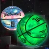 Luminous No.5 children's basketball No.7 adult reflective soft leather ball wear-resistant student outdoor birthday gift