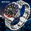 SANDA New 1099 Business Men's Quartz Watch Personalized Waterproof Night Light Calendar Fashion Men's Quartz Watch