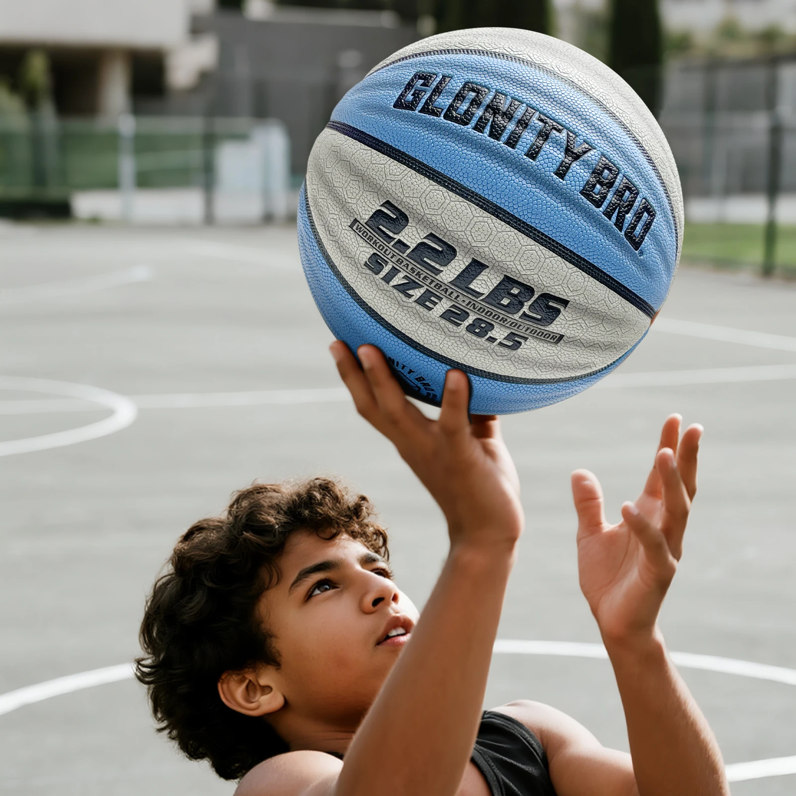 Heavy Training Basketball In&outdoor 28.5"/29.5" 2.2LBS/3LBS Non-slip Weighted Basketball For Dribbling Passing Rebounding Skill - Image 3