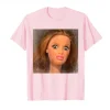 Funny Disgusting Doll Face Meme T-shirt For Women T Shirts Short Sleeve Tops Tee
