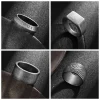HNSP 316L Stainless Steel Viking Rune Signet Ring For Men Vintage Jewely Finger Accessories Male US Size