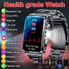 2025 New Nursing Grade ECG+PPG Pulse therapy Smartwatch Men Blood lipid Uric acid Bluetooth call Health Bracelet For Android iOS