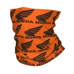 Custom H-Hondaes Motorcycle Rider Winter Headband Neck Warmer Women Men Ski Running Tube Scarf Moto Face Bandana Gaiter