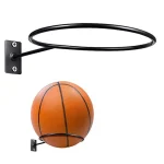 1pc Ball Holder Rack, Wall Mounted, Sports Display for Basketball, Soccer, Volleyball