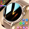 2025 NFC Smart Watch Amoled HD GPS Track Sports Heart Rate Bluetooth Call Waterproof Ladies Women Smartwatch For Women's Gift