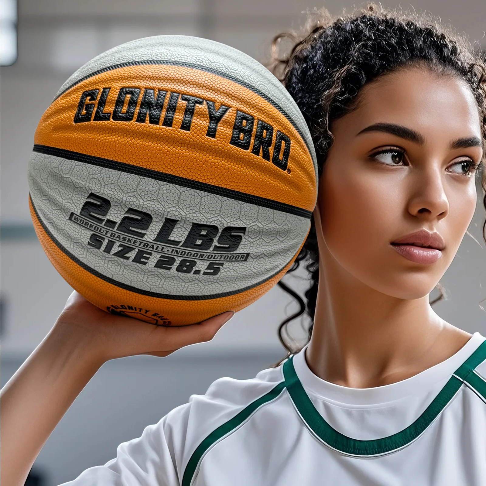 Heavy Training Basketball In&outdoor 28.5"/29.5" 2.2LBS/3LBS Non-slip Weighted Basketball For Dribbling Passing Rebounding Skill - Image 2