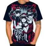 BABYMETAL Rock Band 3D Printed T-Shirts Men Women Streetwear Oversized Short Sleeve T Shirt Harajuku Male Tees Tops Man Clothing