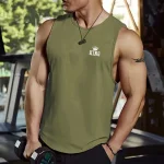 Funny 3D King Crown Pattern Men's Tank Top Fashion Gym T-shirt Summer Quick Dry Breathable Run Tees Daily Casual Sleeveless Vest