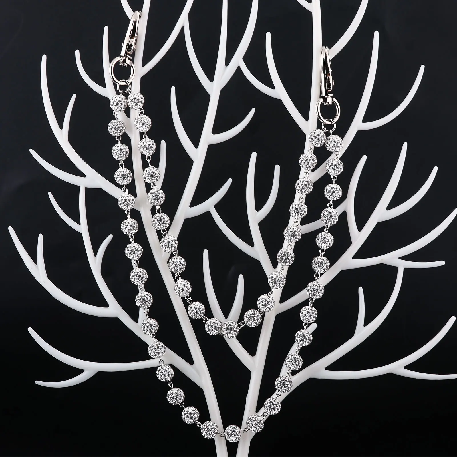 Harajuku Street Rhinestone Keychain Wallet Belt Chain for Men Hip Hop Trousers Hipster Pant Jeans Chain Rock Jewelry - Image 4