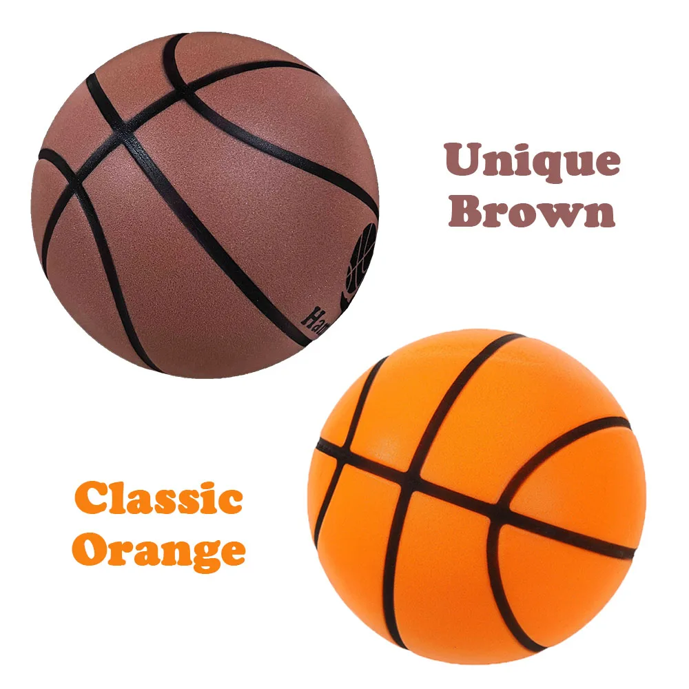Grooved Silent Basketball Size 7# 6# Men & Women Player Indoor Dribble Practice Bounce Quietly Soft Foam Ball No Noises at Home - Image 5